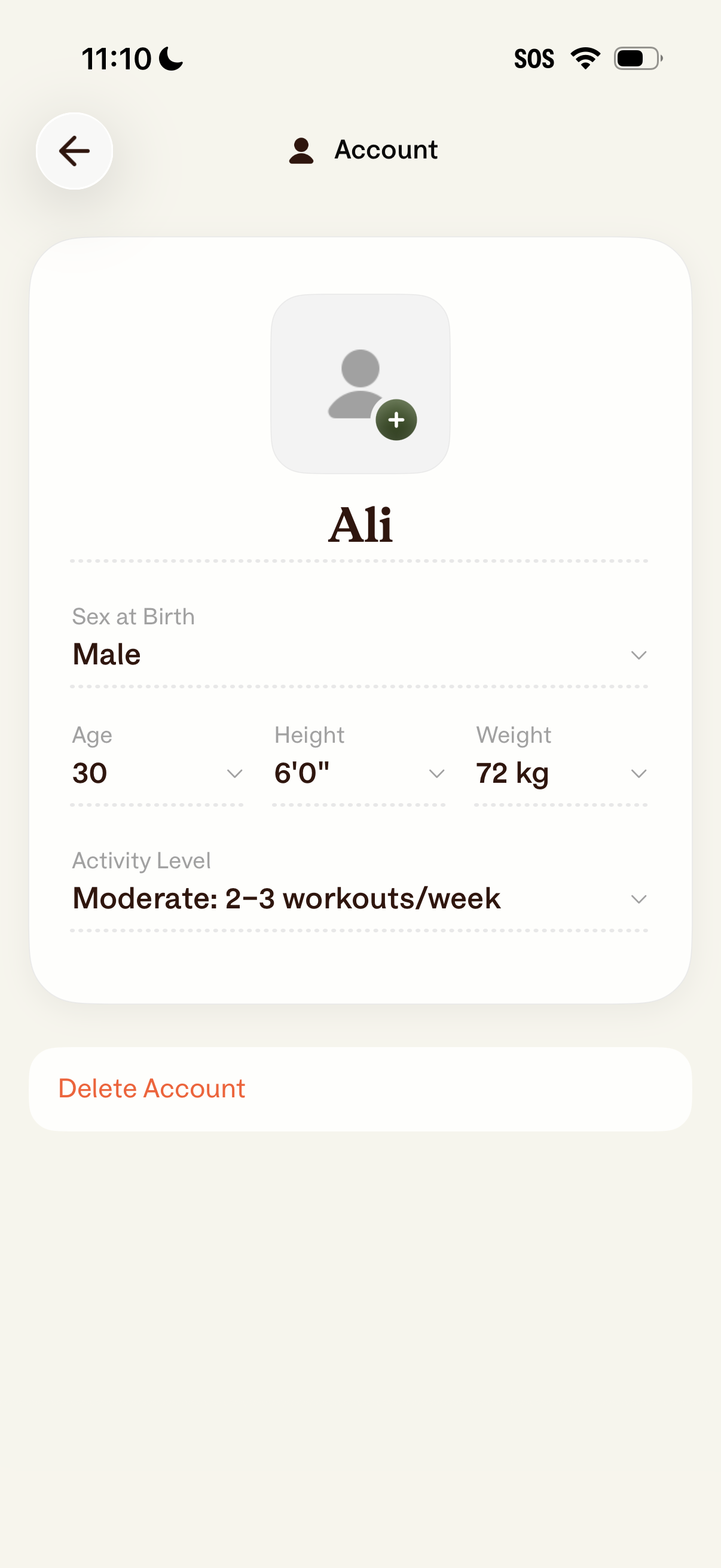 alma profile screenshot